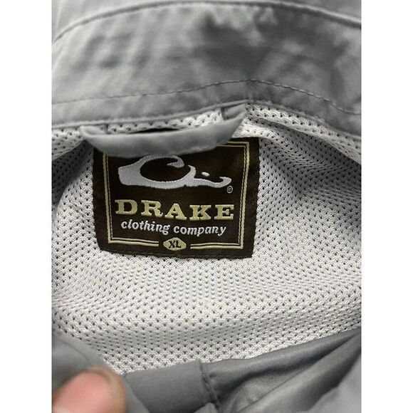 Drake Men's Vented Fishing Shirt Green Size XL‎ - Picture 4 of 5
